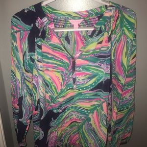 LILLY PULITZER ELSA TOP!💚💜